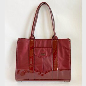AIMEE Kestenberg Tote Bag Red Burgundy Nylon